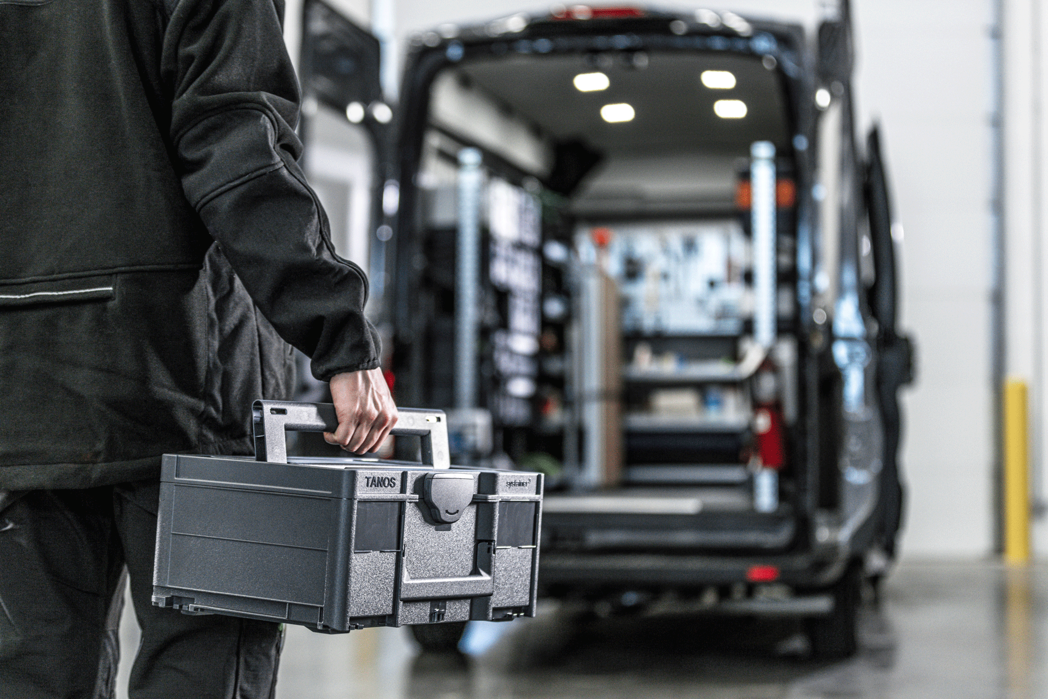 Systainer is easily movable and customized for your vehicle.