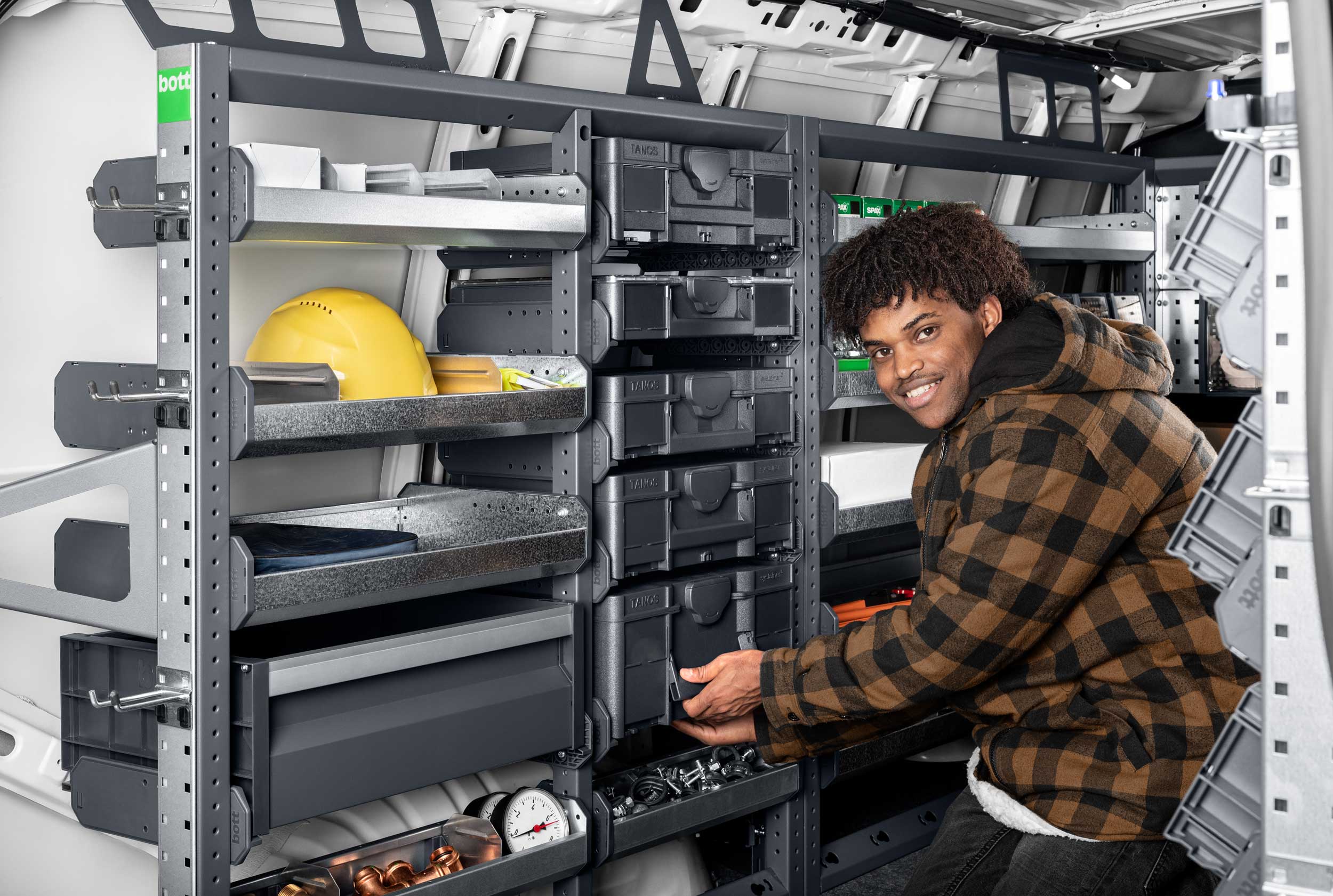 Proper van shelving for the GMC Savana.